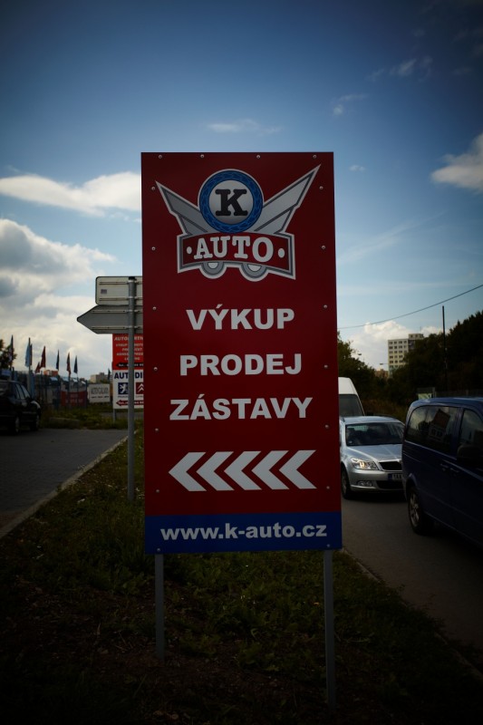 Cedule K-AUTO u provozovny